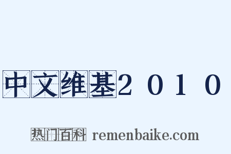中文维基2010是什么意思的图片